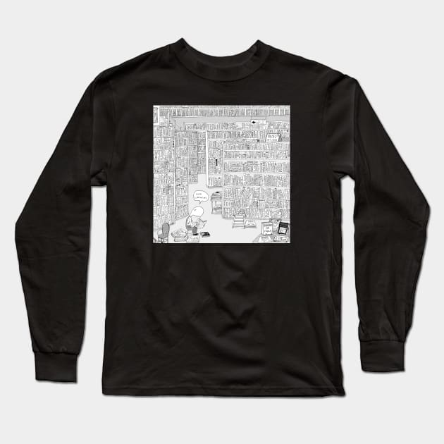 Love libraries Long Sleeve T-Shirt by Loui Jover 